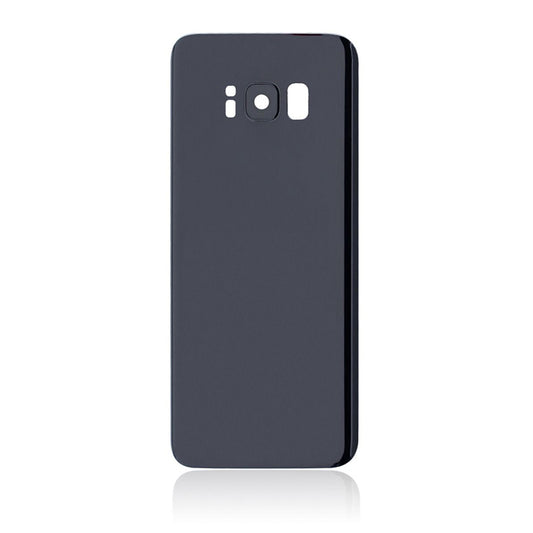 Back Battery Cover Glass Replacement with camera lens For Galaxy S8 G950 -Black