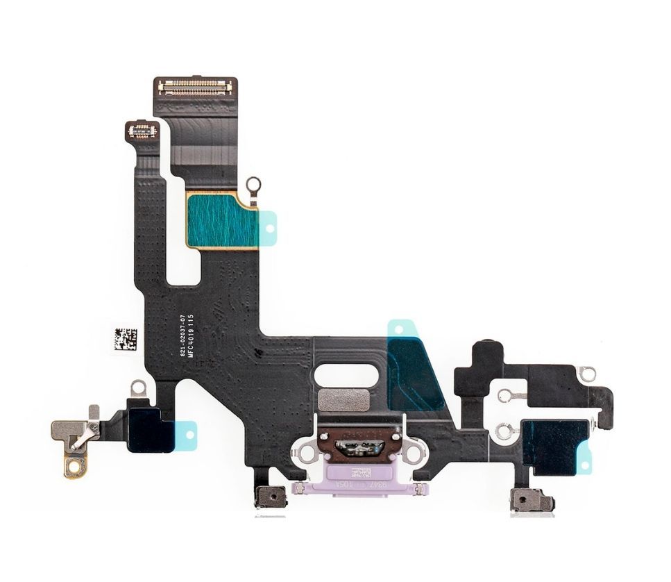 iPhone 11 Charging Port Flex - Purple