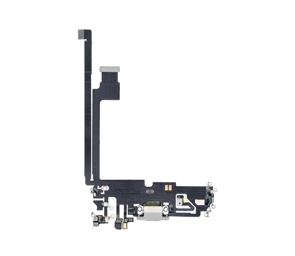 iPhone 12 Pro Max Charging Port Flex With IC - Silver