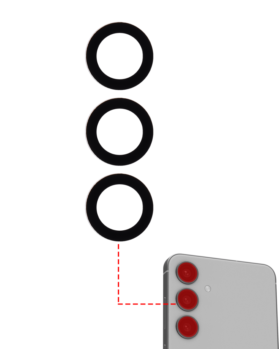 Camera Lens Glass Set For Galaxy S23 FE