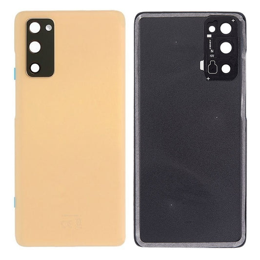Back Battery Cover Glass for Galaxy S20 FE G780-G781 - Cloud Orange