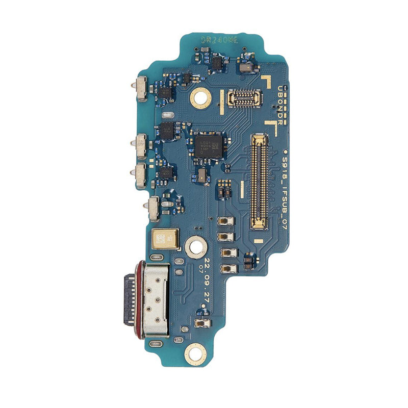 Charger Port Flex Board Replacement For Galaxy S23 Ultra S918U