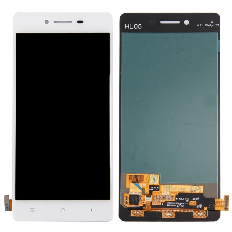 LCD Touch Screen Assembly Replacement for Oppo R7- White