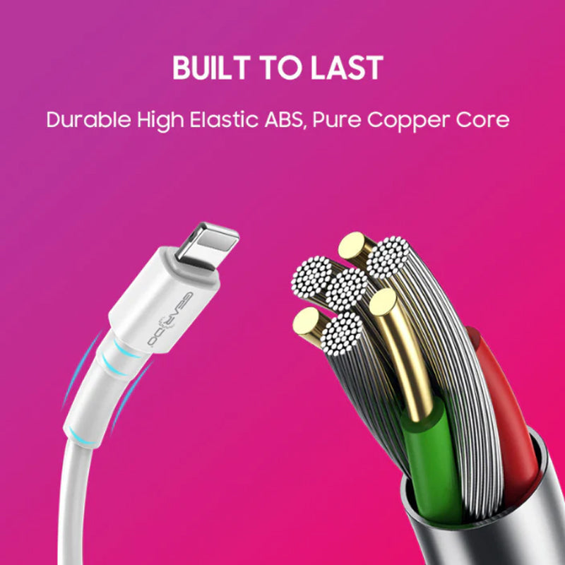 Premium USB to Lightning Charging Data Cable 1.2m 12W