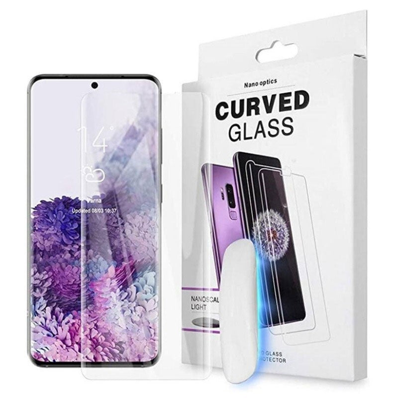 Clear UV Tempered Glass Screen Protector with Retail Pack Galaxy Note 10 Plus