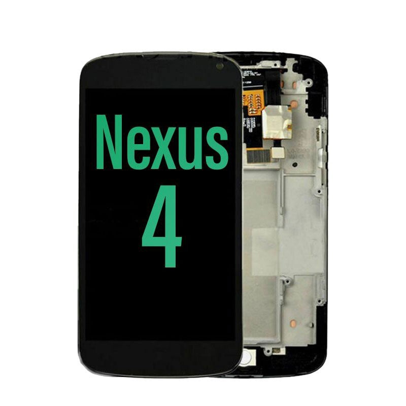 New Replacement LCD Display Touch Screen With Frame for LG Nexus 4