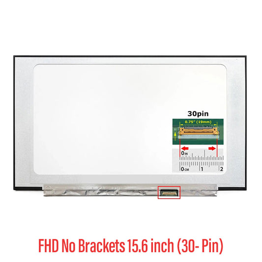 B156HTN06.1 Laptop Screen Replacement- FHD No Brackets 15.6 inch (30-Pin)