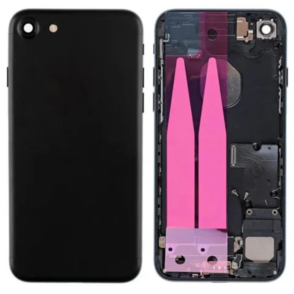 Back Housing with small parts For iPhone 7 - Black