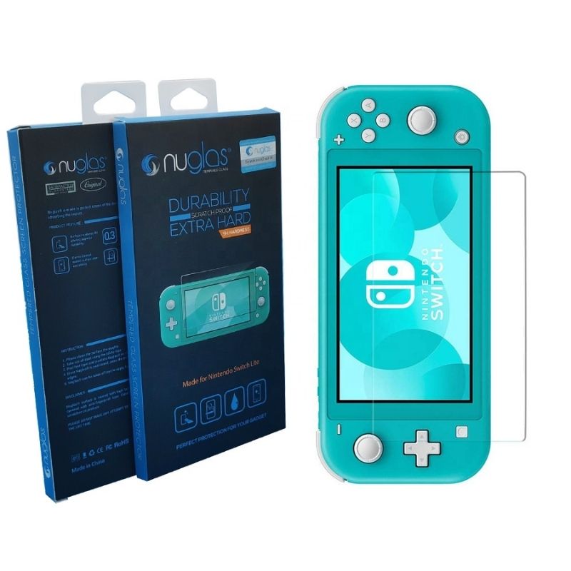 Super Smooth Tempered Glass Protector with Retail Pack for Nintendo Switch Lite