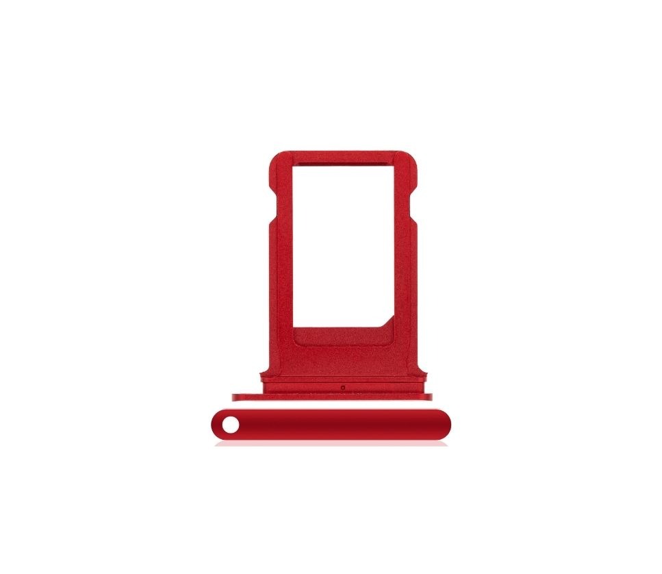 Sim Card Tray For iPhone 8 Plus - Red