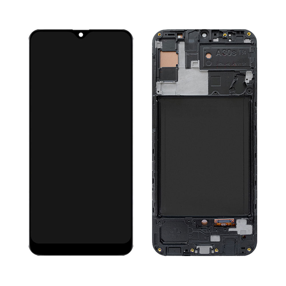 Geardo Premium OEM OLED LCD Touch Screen Assembly + Frame Replacement For Galaxy A30s A307