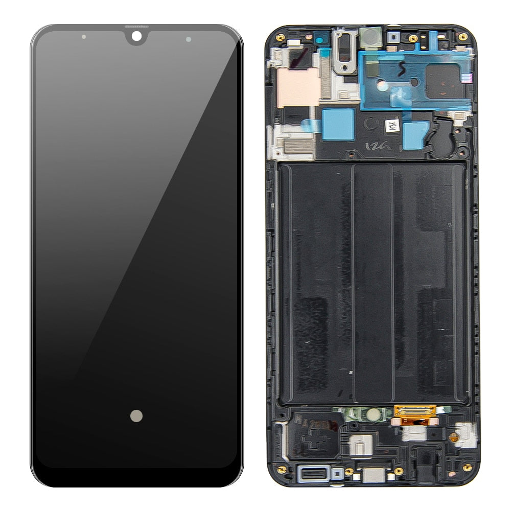 OLED LCD Touch Screen Assembly + Frame Replacement For Galaxy A50s A507