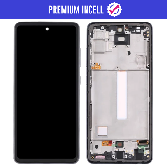 LCD Digitizer Screen Assembly with Frame Incell for Galaxy A52s 5G 2021 A528