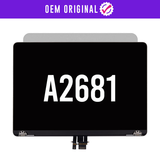 LCD Screen Display Assembly Replacement for Macbook Air 13.6" A2681 M2 2022 - Space Grey
