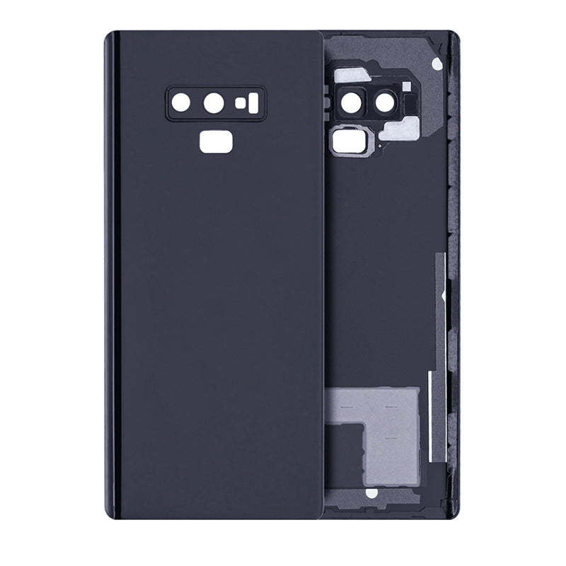 Back Glass Cover with Camera Lens for Galaxy Note 9 - Black