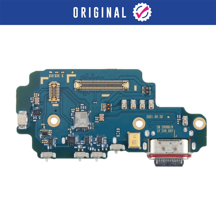 Charging Port Board For Samsung Galaxy S22 Ultra 5G SM-S908B Original