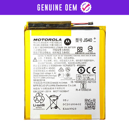 Genuine OEM Battery Replacement Compatible For Motorola Moto Z3 XT1929-17 / Z3 Play XT1929 / 2018 JS40