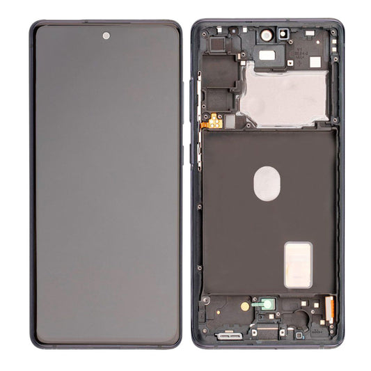LCD Digitizer Screen Assembly with Frame Service Pack Replacement for Galaxy S20 FE G780-G781 - Cloud Navy