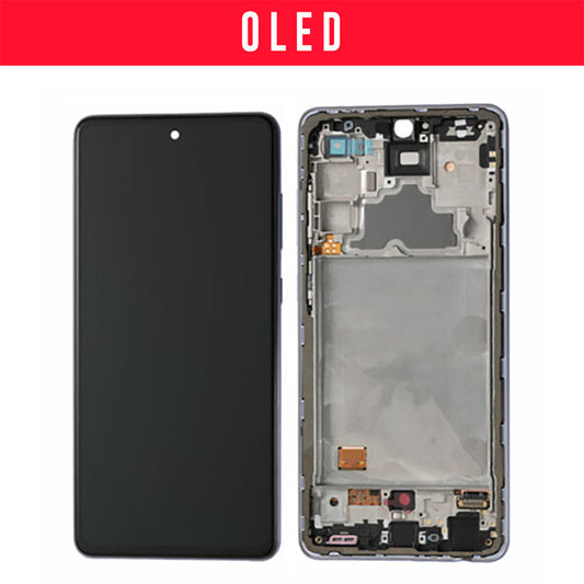 OLED LCD Touch Screen Assembly With Frame For Galaxy A72 A725