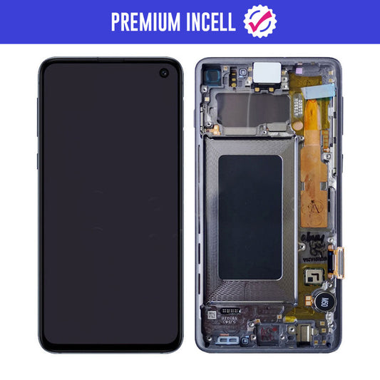 LCD Digitizer Screen Assembly with Frame Incell for Galaxy S10 G973