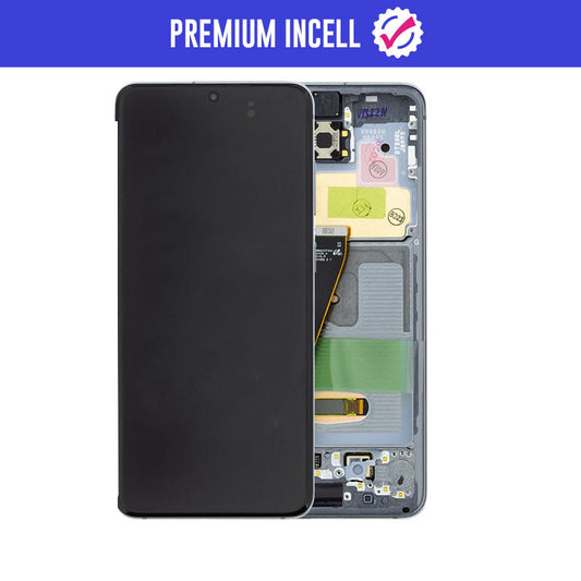LCD Digitizer Screen Assembly with Frame Incell for Galaxy S20 G980