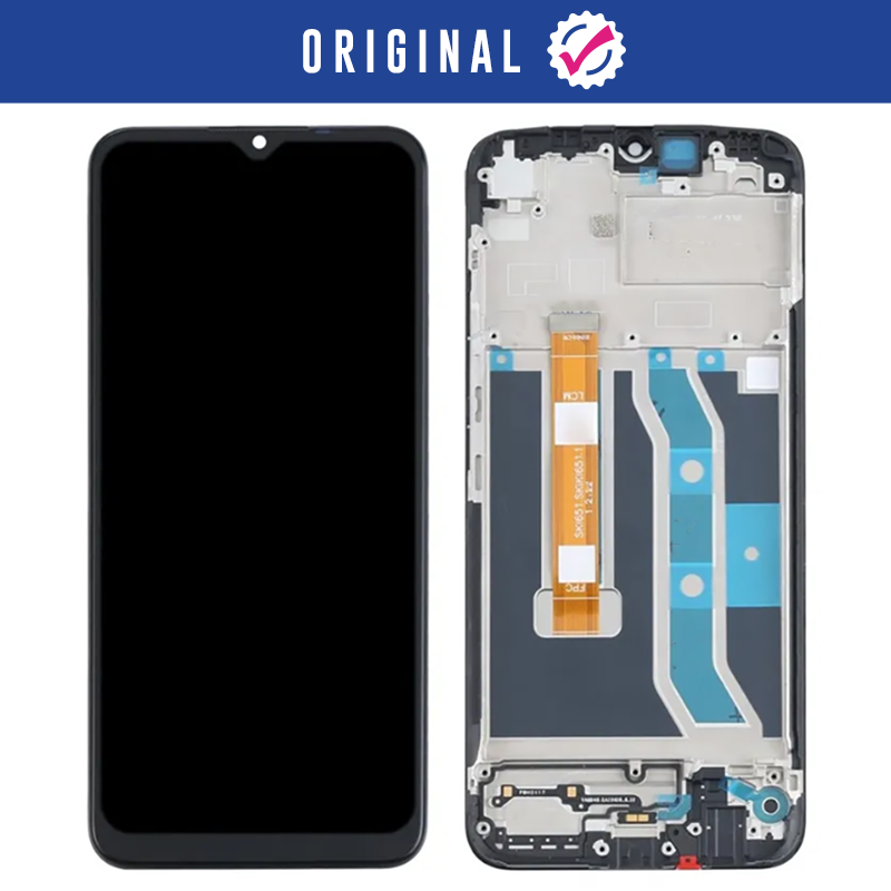 Realme C21Y/ C25Y LCD Touch Screen Replacement With Frame