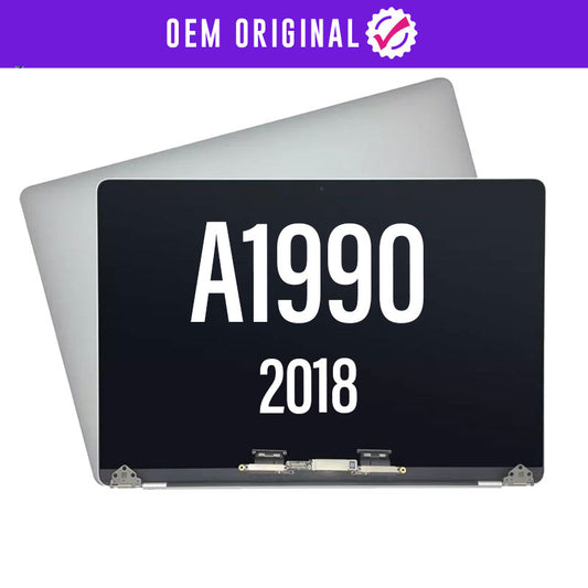 OEM Original LCD Screen Display Assembly Replacement for Macbook Pro 15' A1990 (2018)-Silver