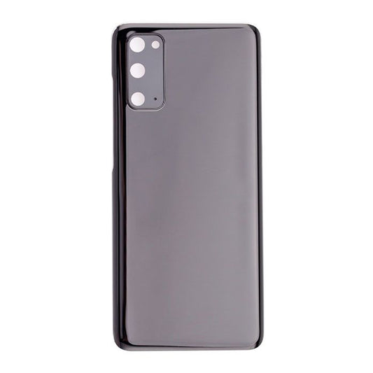 Back Battery Cover Glass Replacement With Camera Lens for Galaxy S20/ S20 5G G981 - Black