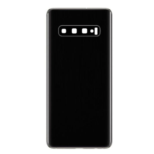 Back Battery Cover Glass Replacement With Camera Lens For Galaxy S10 G973 - Prism Black