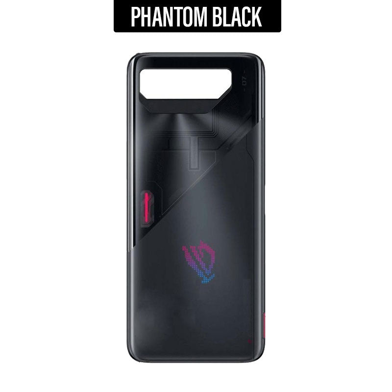 Back Glass Cover Replacement for Asus ROG Phone 7- Phantom Black