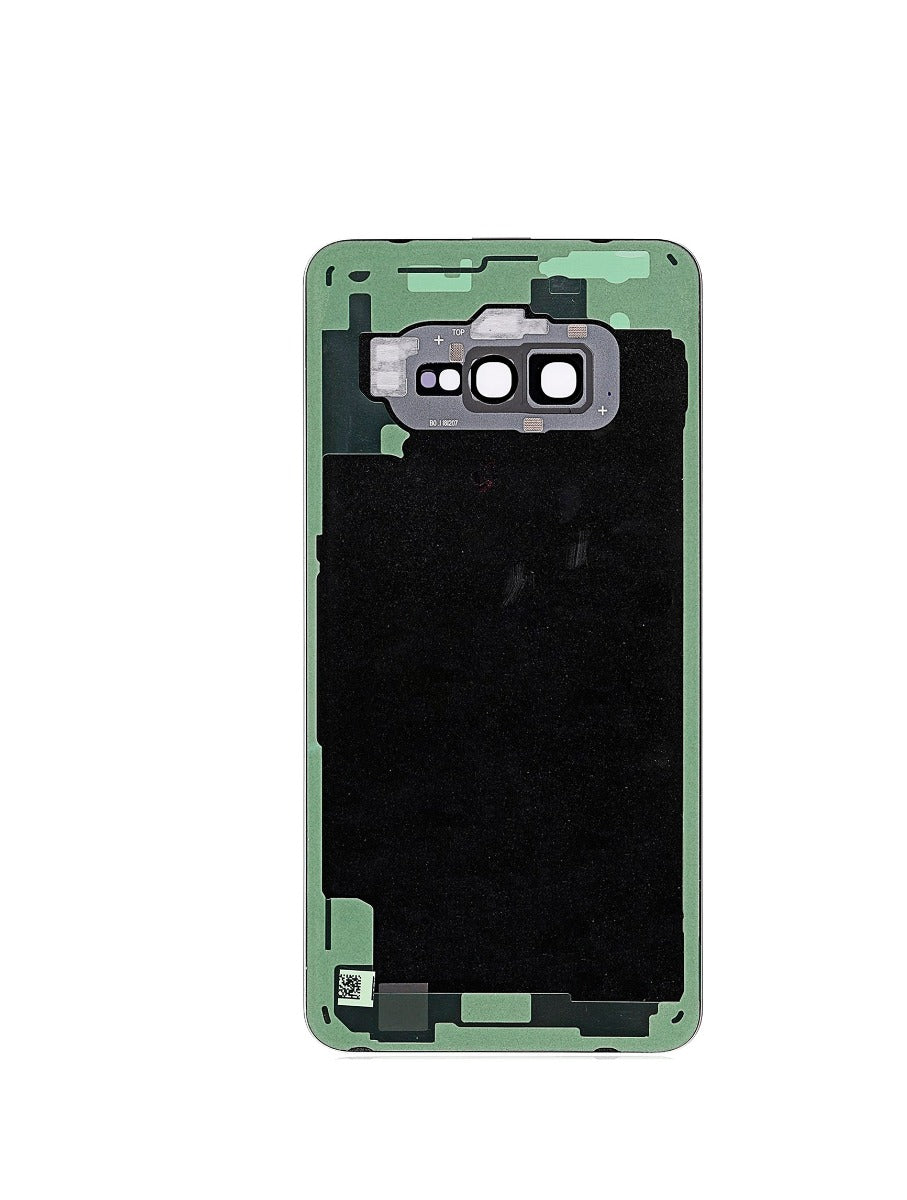 Back Battery Cover Glass Replacement With Camera Lens For Galaxy S10 G973 - Prism White