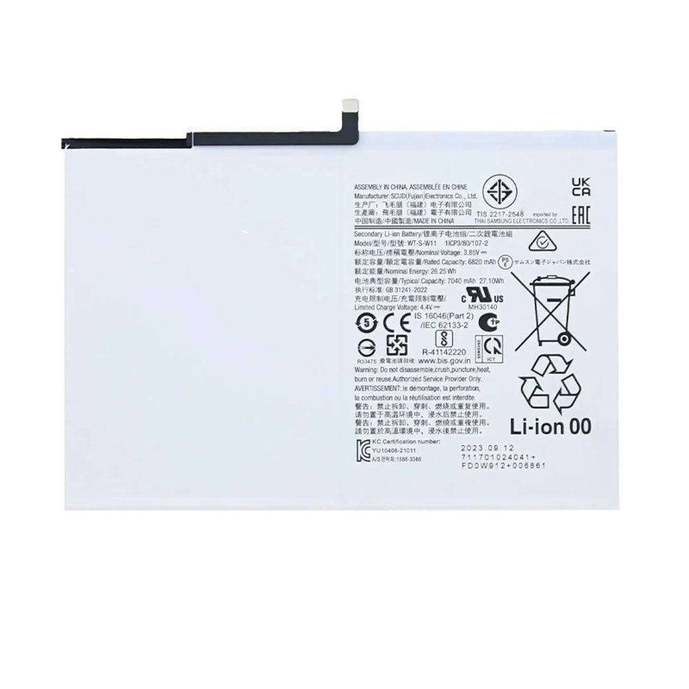 Battery Replacement Compatible For Galaxy Tab A9 Plus X210/ X215
