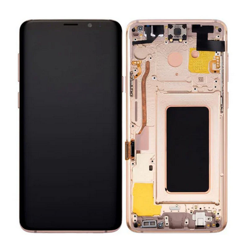 LCD Digitizer Screen Assembly With Frame Service Pack for Galaxy S9 Plus G965 - Sunrise Gold