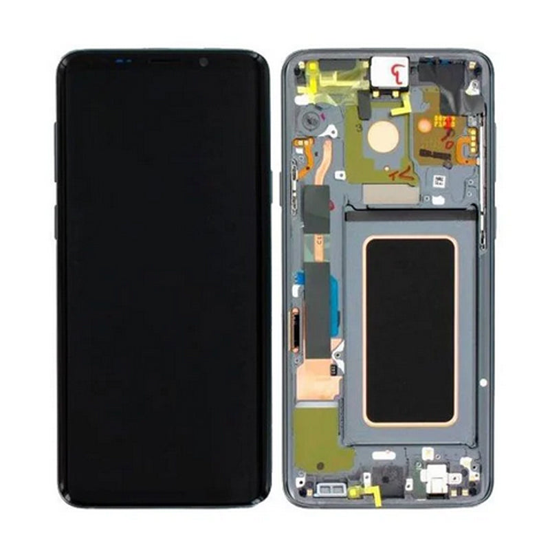 LCD Digitizer Screen Assembly With Frame Service Pack for Galaxy S9 Plus G965 - Titanium Grey