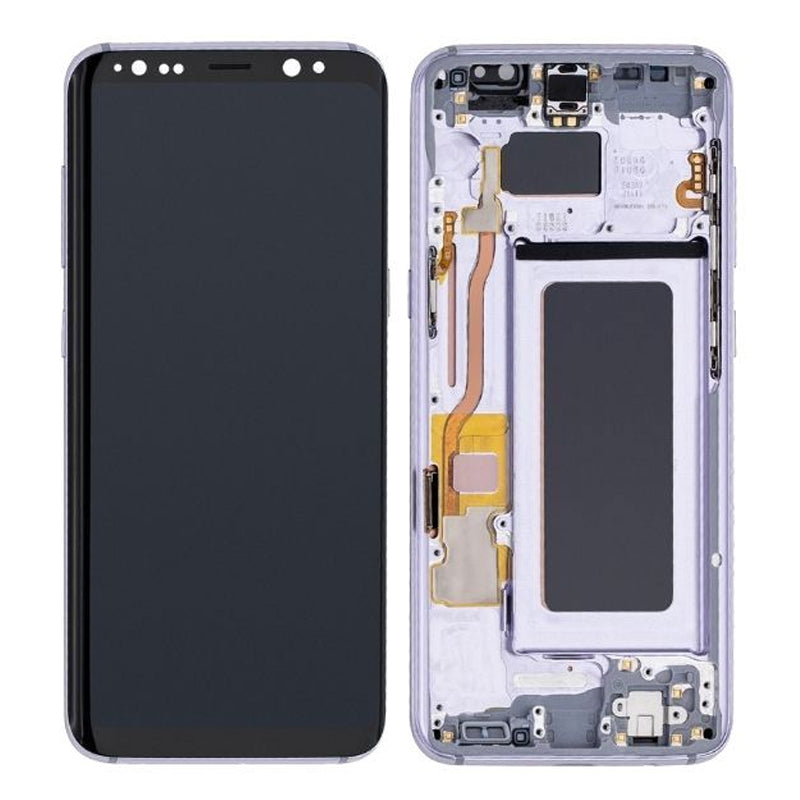 LCD Digitizer Screen Assembly With Frame Service Pack for Galaxy S8 Plus G955 - Orchid Grey
