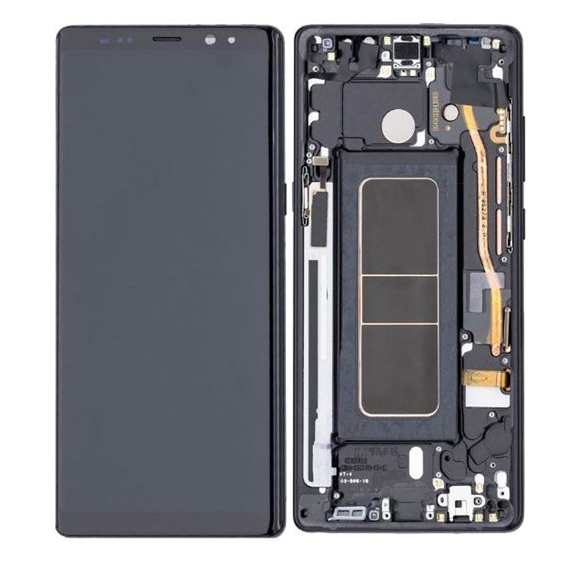 LCD Digitizer Screen Assembly with Frame Service Pack for Galaxy Note 8 N950 - Midnight Black