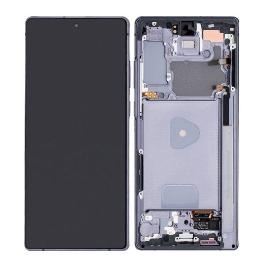 LCD Digitizer Screen Assembly with Frame Service Pack for Galaxy Note 20 - Mystic Grey