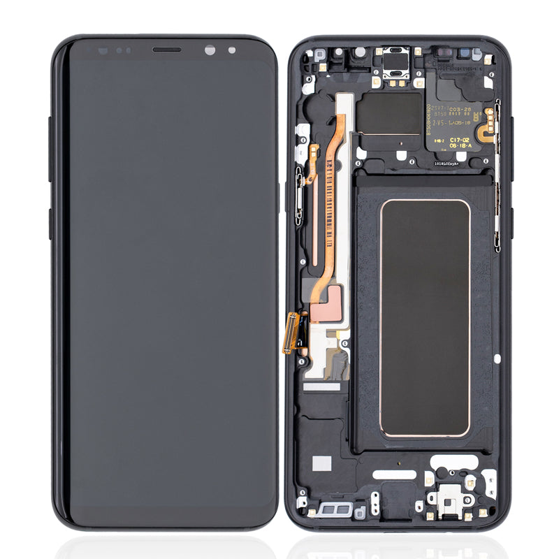 LCD Digitizer Screen Assembly With Frame Incell for Galaxy S8 Plus G955 - Midnight Black