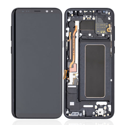 LCD Digitizer Screen Assembly With Frame Incell for Galaxy S8 Plus G955 - Midnight Black