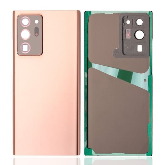 Back Glass Cover with Camera Lens For Galaxy Note 20 Ultra - Mystic Bronze