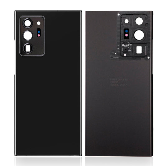 Back Glass Cover with Camera Lens For Galaxy Note 20 Ultra - Mystic Black