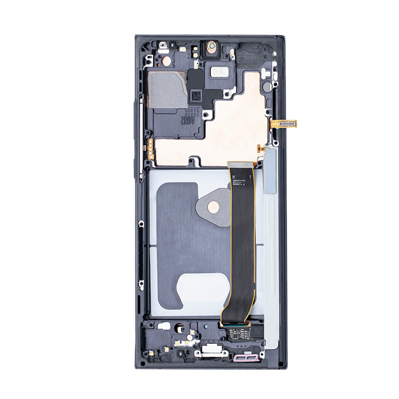 LCD Touch Screen Assembly with Frame (As New) For Galaxy Note 20 Ultra - Mystic Black