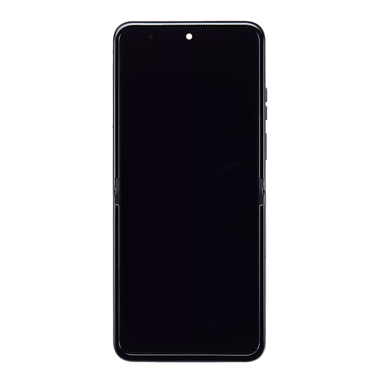 LCD Touch Screen Assembly with Frame (Main) For Moto Razr 50 - Black