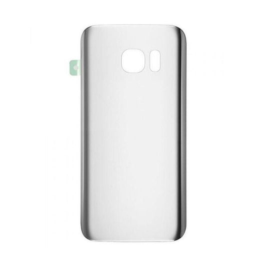 Back Glass Cover For Galaxy S7 Edge - Silver