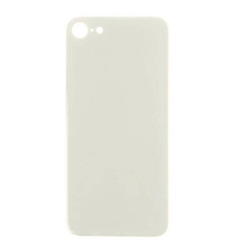 Back Glass Cover (Big Camera Hole) For iPhone 8 - White