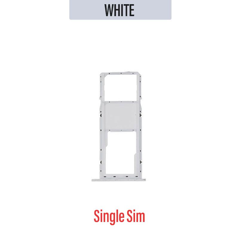 Single Sim Tray Replacement for Galaxy A11 2020 A115- White