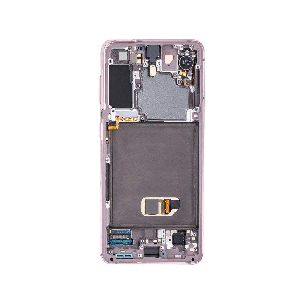LCD Digitizer Screen Assembly with Frame Service Pack Replacement for Galaxy S21/ S21 5G G990F - Phantom Violet