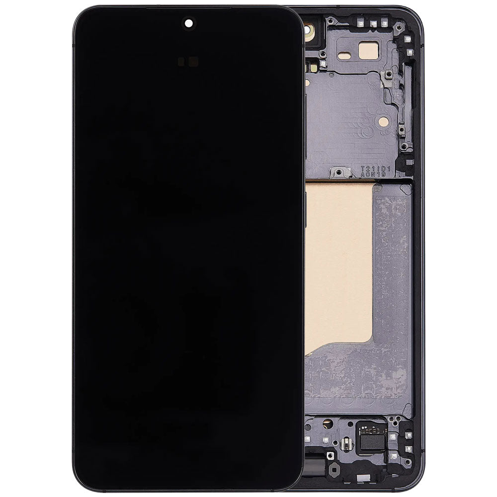 LCD Screen Assembly with Frame (As New) Replacement for Galaxy S25 5G- Blue Black