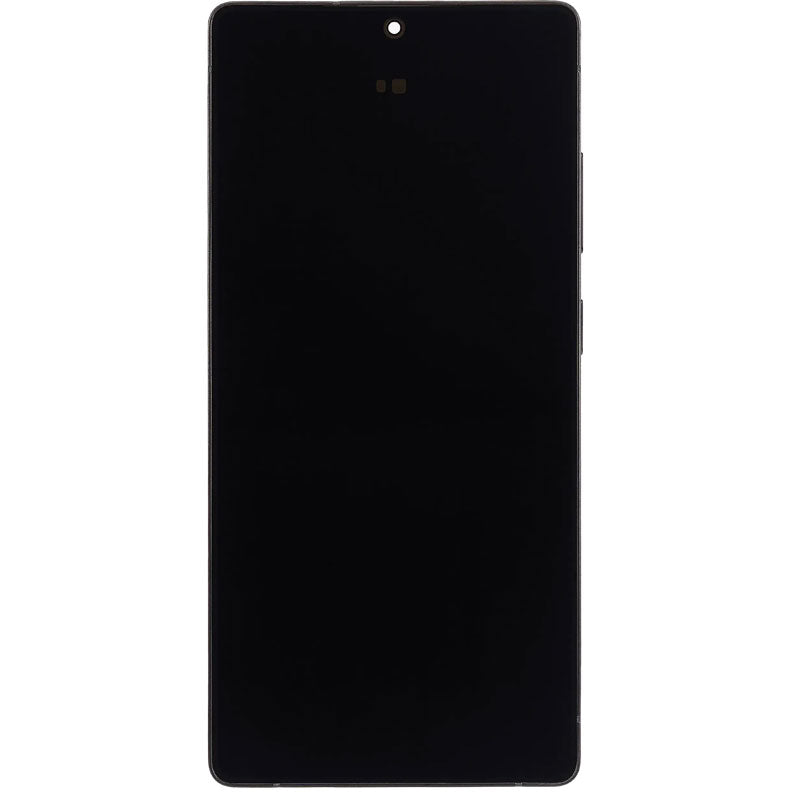 LCD Touch Screen Assembly with Frame Replacement (As New) for Galaxy S25 Ultra- Titanium Black