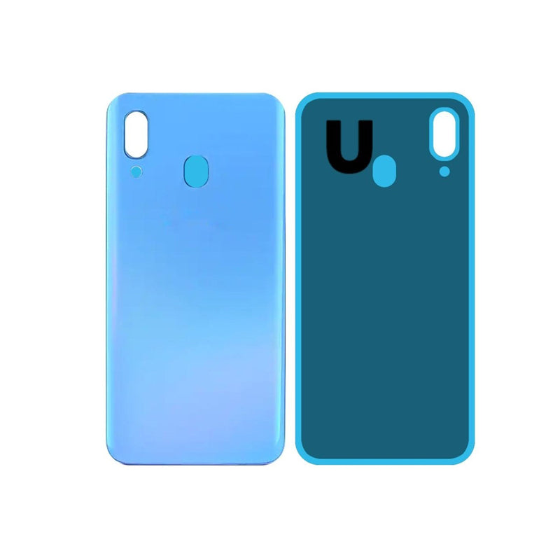 Back Battery Cover Replacement for Galaxy A40 A405- Blue